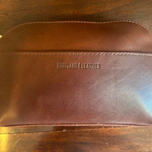 Portland Leather Cognac Eclipse Crossbody Purse Handbag